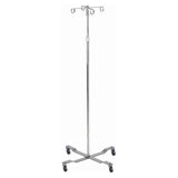 Drive Medical Designs Stand IV Economy 2 Removable Hook 40-82" Height Adjustment Each - 13033