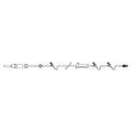 Baxter Healthcare IV Solution Set Continu-Flo 10Drp M LL Adptr/Clr Primary Infusion Each, 48 Each/CA - 2C8537