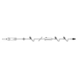 Baxter Healthcare IV Solution Set Continu-Flo 10Drp M LL Adptr/Clr Primary Infusion Each, 48 Each/CA - 2C8537