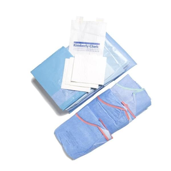 O & M Halyard Pack Orthopedic Major Orthoarts With Bar Drape 112x72"/Towel LF Sterile 3/Ca - 88412