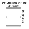 3M Medical Products Drape Fluoroscope Steri-Drape Fluoro 35x43" 40/CA - 1012
