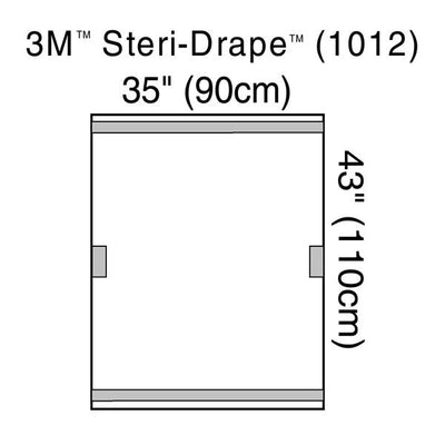 3M Medical Products Drape Fluoroscope Steri-Drape Fluoro 35x43" 40/CA - 1012