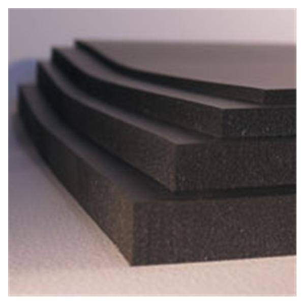 Econoline Products, Inc Padding Cast Super Foam Polyethylene Foam 21x36" Sheet Black 1/2" Thick Each - 29118