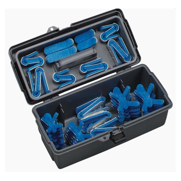 Deroyal Industries Inc Splint Assorted Kit 57-Piece Finger Blue 57/Kt - 9100-00