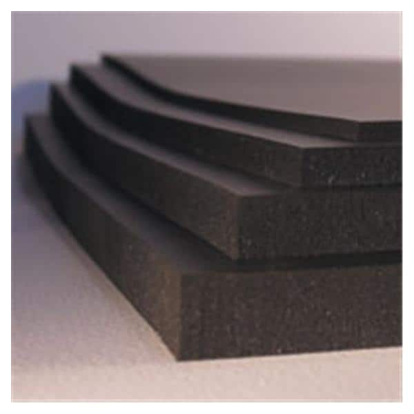 Econoline Products, Inc Padding Cast Super Foam Polyethylene Foam 21x36" Sheet Black 3/8" Thick Each - 29119