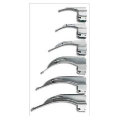 SunMed Blade Fiber Optic Laryngoscope Greenline Large Adult Macintosh #4 Each - 5-5231-04