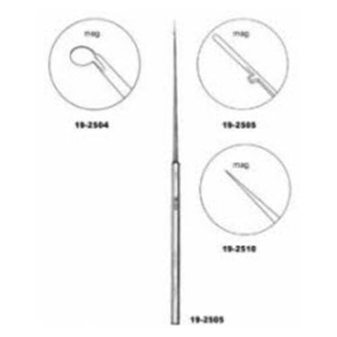 Miltex Pick House 6-1/4" Malleable Shaft/Octagonal Handle Straight Point SS Each - Integra Miltex - 19-2510