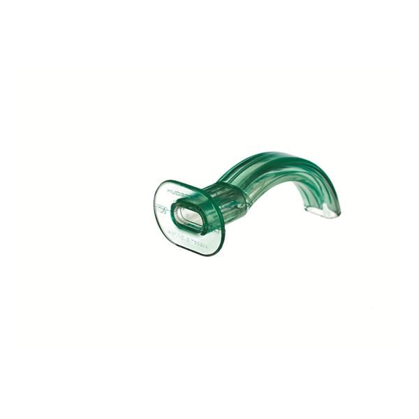 Hudson Respiratory Care Airway Oral Cath-Guide Guedel Adult Size 2 70mm Flexible Green 48/Ca - 1169