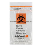 Medegen Medical Products, LLC Custom Lab Transport Bag Clear/Black/Orange Zip Closure 1000/Ca - D4078