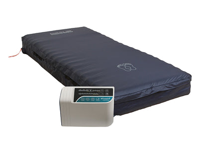 8" Low Air Loss &  Alternating Pressure Mattress System w/3" Foam Base w/ Raised Rails (E0277) 36"x80"x8" / PA-86450RR