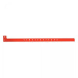 Precision Dynamics Corp. Wristband Identification Sentry SuperBand Poly Red Adult Write On Box - 5060-16-PDM