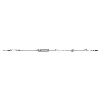 B. Braun Medical Inc. IV Administration Set Filterflow Ndls Inj St 89 15Drp Priming Volume 21mL 50/Ca - 352424