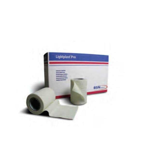 BSN Medical, Inc Tape Lightplast Pro Athletic Ctn/Elstc/Spndx 1"x5yd Ltx NS Roll White 48RL/CA - 76952