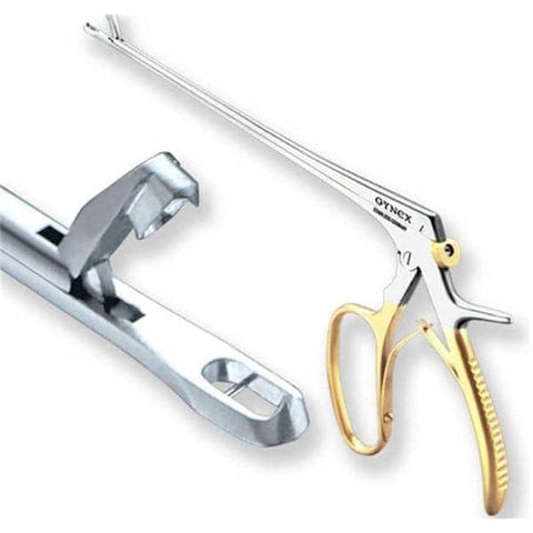 Gynex Corporation Biopsy Punch OB GYN Tischler 7-7/8" 7x3mm Bite Straight Txtrd Hndl SS Rsbl Each - 1010-W10