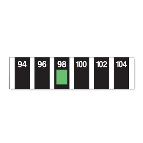 Medline Industries Inc Thermometer FeverScan Forehead Fahrenheit 100/Box, 5 BX/CA - ATC430