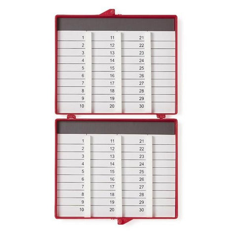 Medline Industries Inc Counter Needle Foam Strip/Magnet 60 Count Red Sterile 64/Ca - DYNJNC60FSM