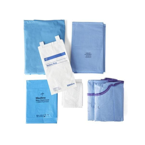 Medline Industries Inc Pack Surgical Basic VI Sirus With Nonreinforced Gown XL LF Sterile 5/Ca - DYNJP1025S