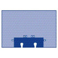 Medline Industries Inc Drape Shoulder Dual Split OrthoMax Fenestrated 111" x 60" 8/Ca - DYNJP8407