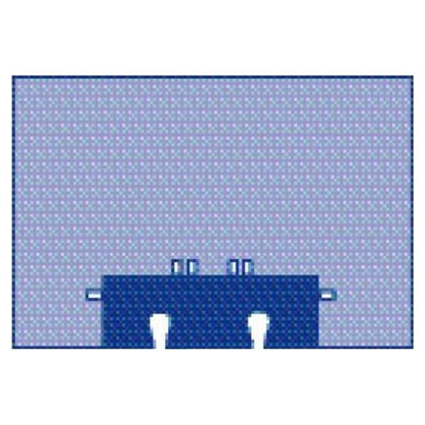 Medline Industries Inc Drape Shoulder Dual Split OrthoMax Fenestrated 111" x 60" 8/Ca - DYNJP8407