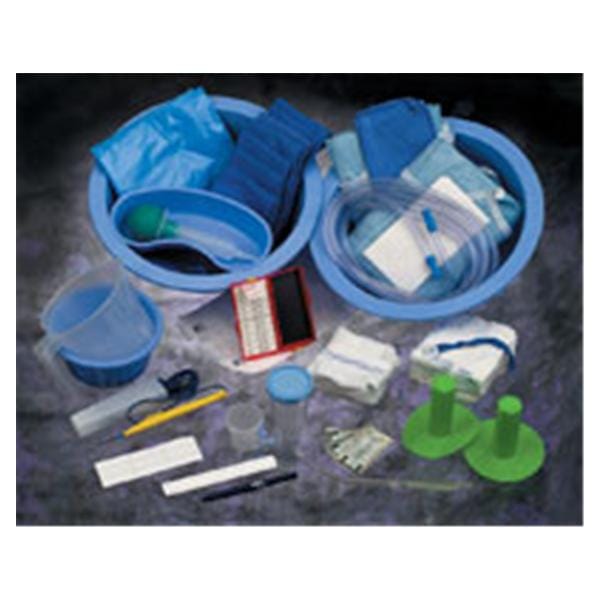 Medline Industries Inc Kit Surgical Double Basin Major II W/ Label Sheet 10 Blank/Syringe Ltx Strl 3/Ca - DYNJS0101