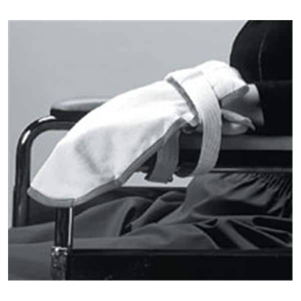 Medline Industries Inc Mitt Control Safety Check Hand Poly Ctn/Pl Wht Sz OSFA Universal 1/Pr - MDT823256