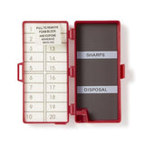 Medline Industries Inc Counter Needle Foam Block/Magnet 20 Count Red Sterile 50/Ca - NC20FBR