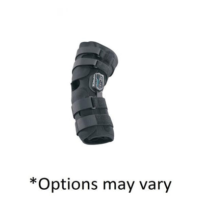 DJO, Inc Brace Wraparound Playmaker Adult Knee Neoprene Black Size Large Each - 11-0865-4