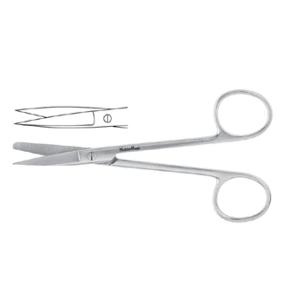 Miltex Scissors Surgical Meister-Hand 4-3/4" Sharp/Sharp Straight Stainless Steel Each - Integra Miltex - MH5-270