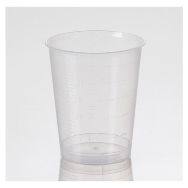 Health Care Logistics Graduated Cup Medicine Plastic 30 mL Clear 4800/Case - 5165-01