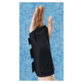 Medline Industries Inc Splint Adult Wrist Nylon/Foam Black Size 8" X-Small Right Each - ORT19400RXS