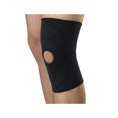 Medline Industries Inc Support Sleeve Knee 1/8" Neoprene Black Size Large Each - ORT23200L