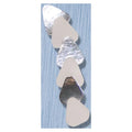 Microbrush Corporation Cotton Roll Substitute Silver Coated Dri-Aids Silver White Large 250/Bx - 332325