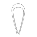 Miltex Curette Uterine Sims Meister-Hand 11" #1 Malleable Shank Sharp Blade Tip SS Each - Integra Miltex - MH30-1205-1