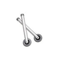 Sunrise Medical, Inc Wheel Replacement Guardian For Walker Rubber 3" Fixed Gray Pr - G07731-8