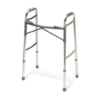 Sunrise Medical HHG Walker Guardian 400lb Capacity Gray Tips 16.5x32.5-39.5" 2 Button Adult Each - G07767