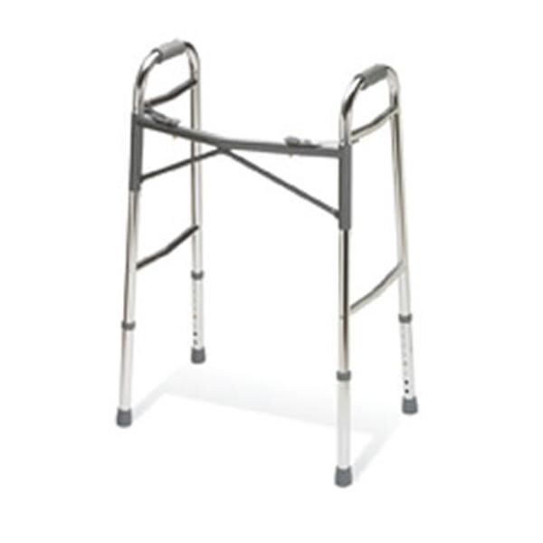 Sunrise Medical HHG Walker Guardian 400lb Capacity Gray Tips 16.5x32.5-39.5" 2 Button Adult Each - G07767