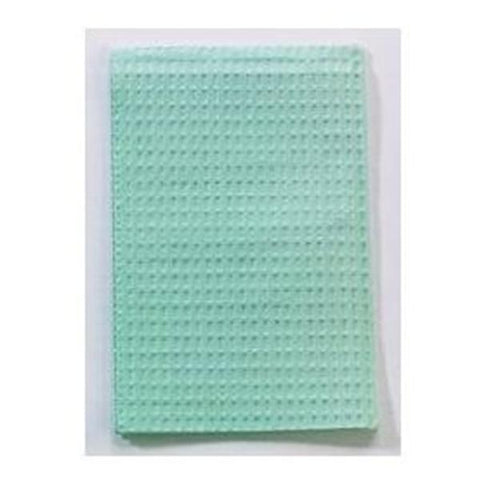 Tidi Products LLC Bib Towel Ultimate 13 in x 18 in Green 3 Ply Tissue / Poly 500/Ca - 917402R