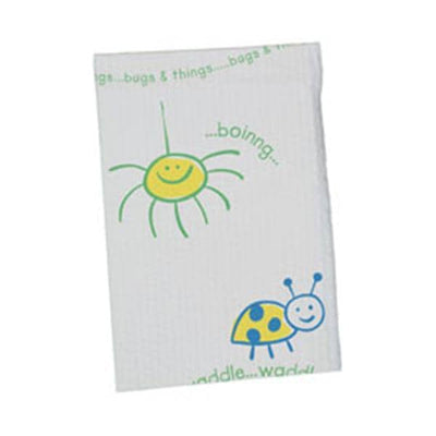 Tidi Products LLC Towel Patient TIDI 10 in x 13 in Bugs & Things 2 Ply Tissue / Poly 250/Ca - 981410
