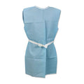 Tidi Products LLC Gown Exam 30 in x 42 in Blue 3 Ply 50/Ca - 918507