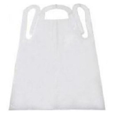 Tidi Products LLC Apronette Polyester FoodCare Unisex White 28 in x 46 in Latex Free Adult 500/Ca - 10419