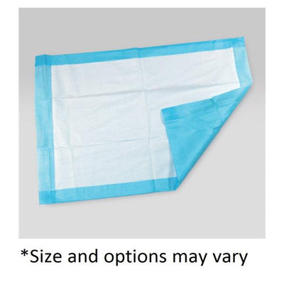 Tidi Products LLC Underpad Unisex Small 22x36" High Blue 150/Case - 16662