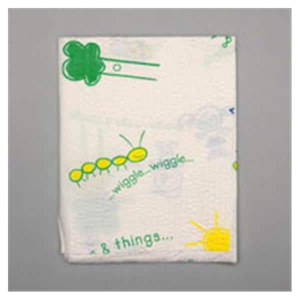 Tidi Products LLC Towel Patient TIDI 13 in x 18 in Bugs & Things 2 Ply Tissue / Poly 250/Ca - 981413