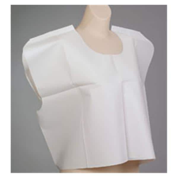Tidi Products LLC Cape Patient 30 in x 21 in White 3 Ply 100/Ca - 910315