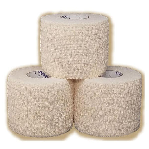 Arrowhead Athletics Tape Athletic Lite-Guard Poly Blend Fabric/Elastic 2"x7.5yd Cohesive White 24/Ca - LG200