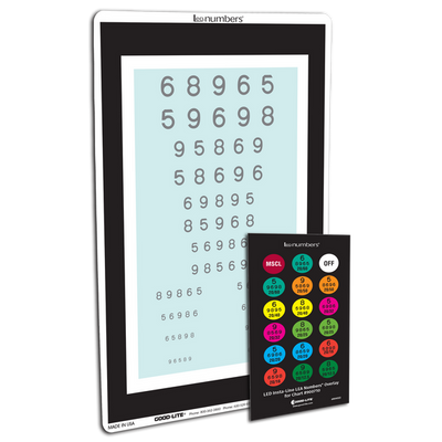 LEA NUMBERS® INSTA-LINE CHART