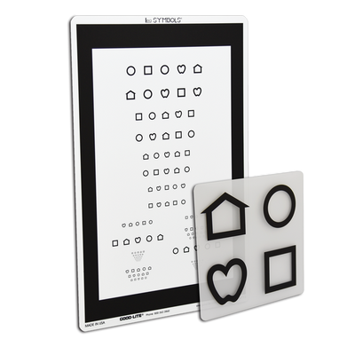 LEA SYMBOLS® COMBINATION DISTANCE AND NEAR CHART