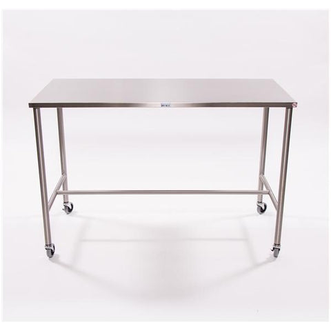 Blickman Industries Table Instrument Howard 48x28x34 4 1.25" Diameter Legs 3" Casters Each - 117835000