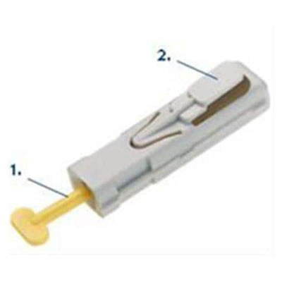 National Distribution & Contra Lancet Unistik 2 28gx1.8mm Low Flow Sterile Purple Incision Device 200/Bx - OWM AT0747