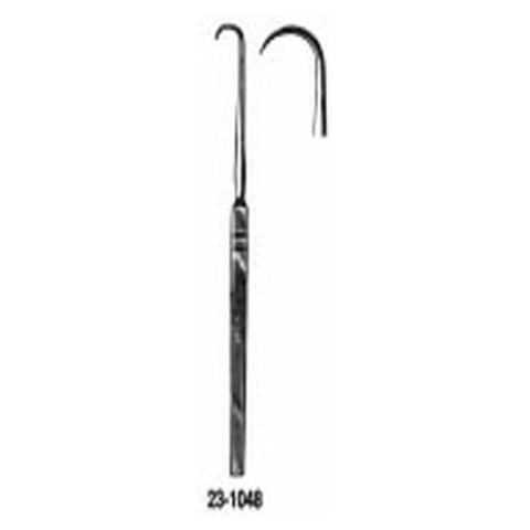 Miltex Hook Trachea HUPP Trachea HUPP 6-1/2" Sharp Single Prong Stainless Steel Each - Integra Miltex - 23-1048