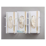 Dukal Corporation Glove Box Holder Mounting Steel Wire Triple White Each - 4063